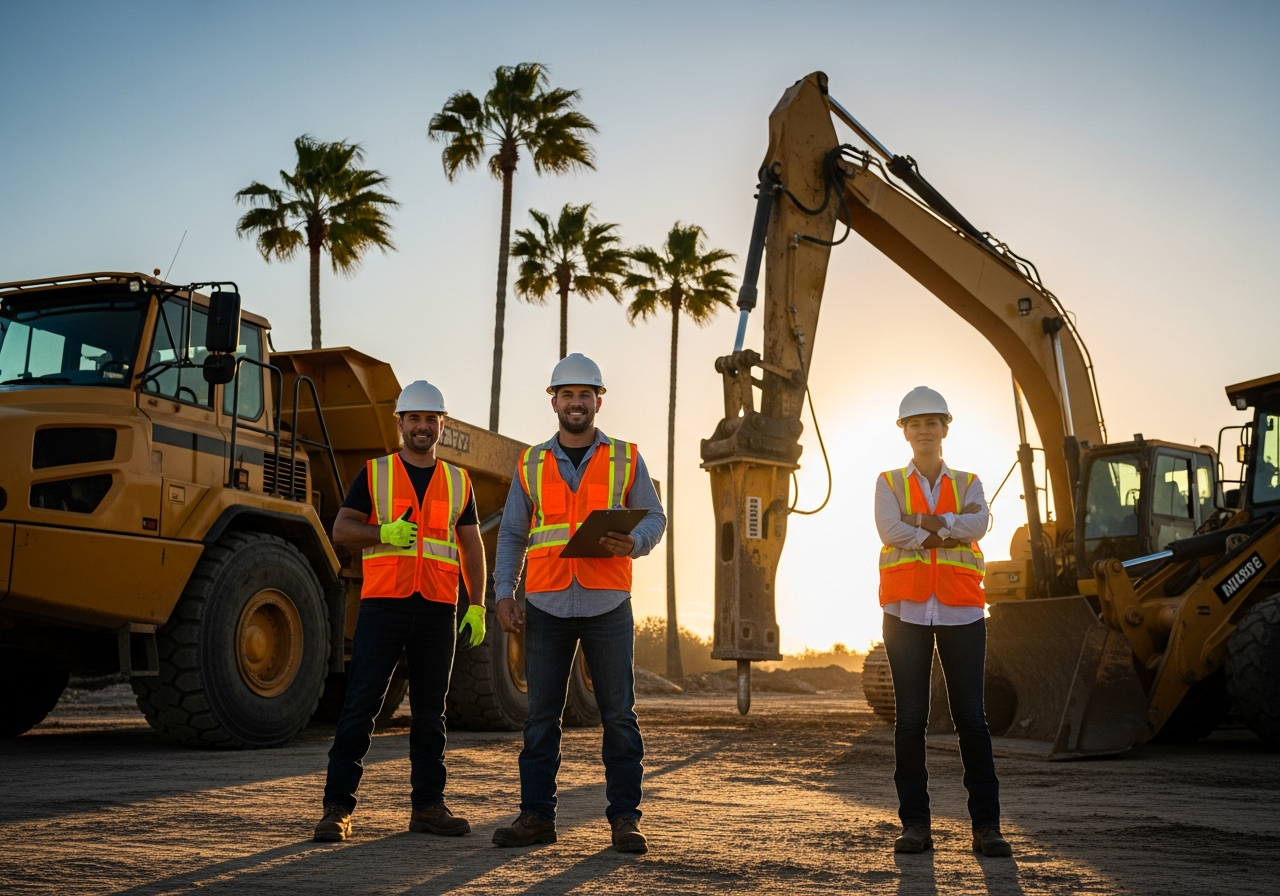 Revive Services crew members at a job site in Central Florida